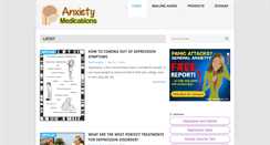 Desktop Screenshot of anxietymedications.net