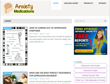 Tablet Screenshot of anxietymedications.net